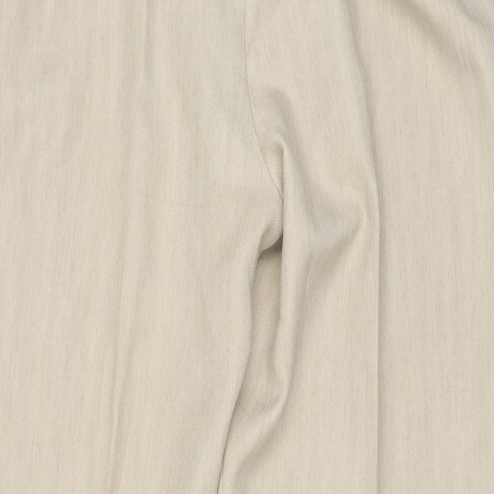 Marks and Spencer Womens Beige   Trousers  Size 20 L30 in