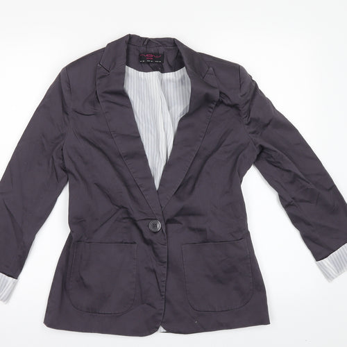 New Look Womens Grey   Jacket  Size 10