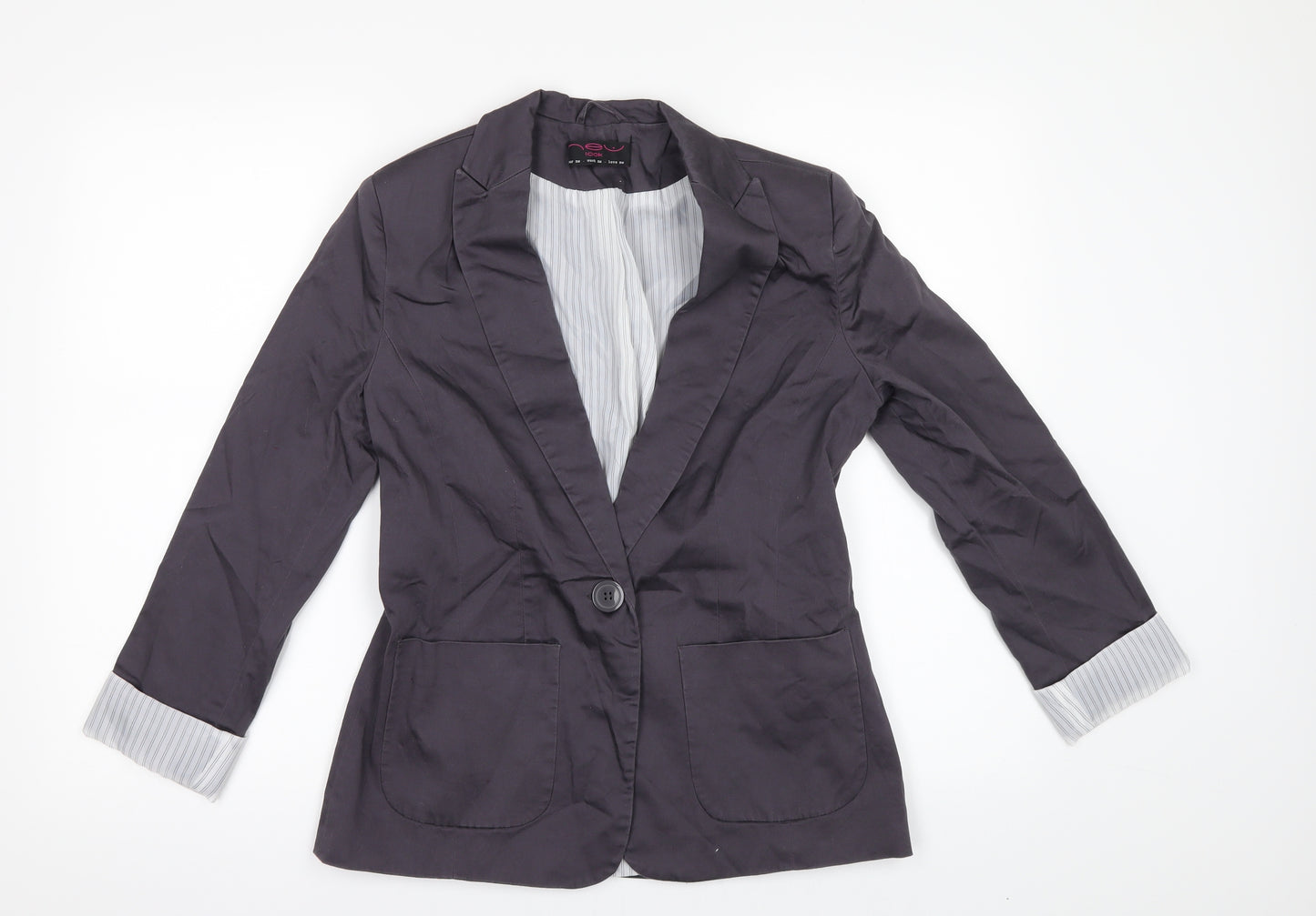 New Look Womens Grey   Jacket  Size 10