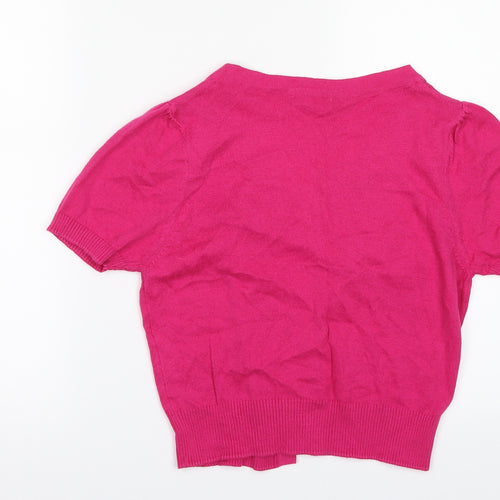 TU Womens Pink   Cardigan Jumper Size 10
