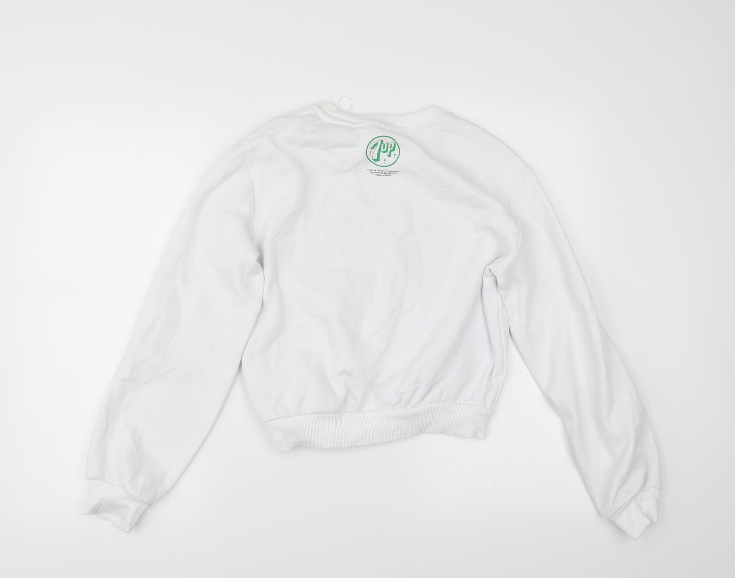 Divided by H&M Womens White   Pullover Sweatshirt Size XL  - 7UP