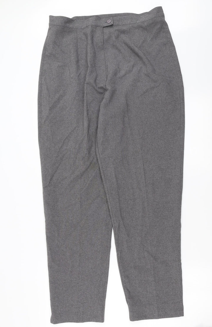 Bonmarché Womens Grey Trousers Size 18 L29 in