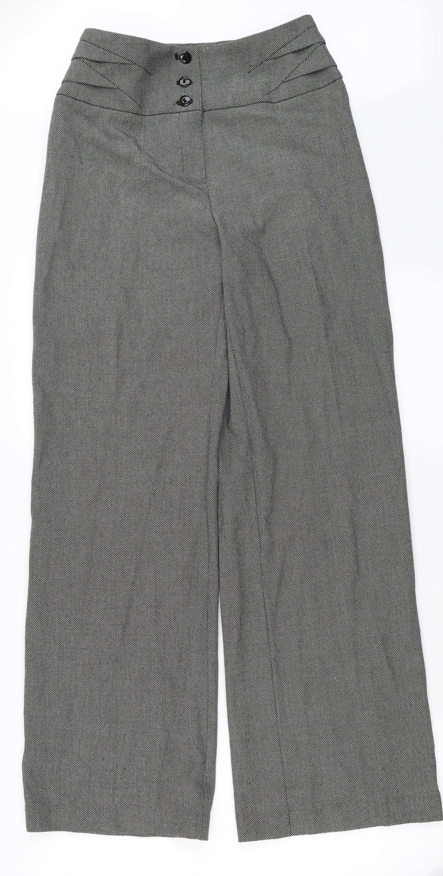 Marks and Spencer Womens Grey   Trousers  Size 8 L30 in