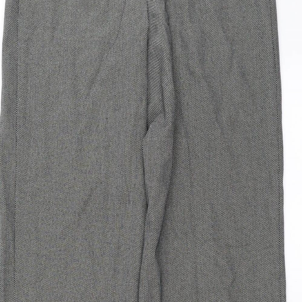 Marks and Spencer Womens Grey   Trousers  Size 8 L30 in