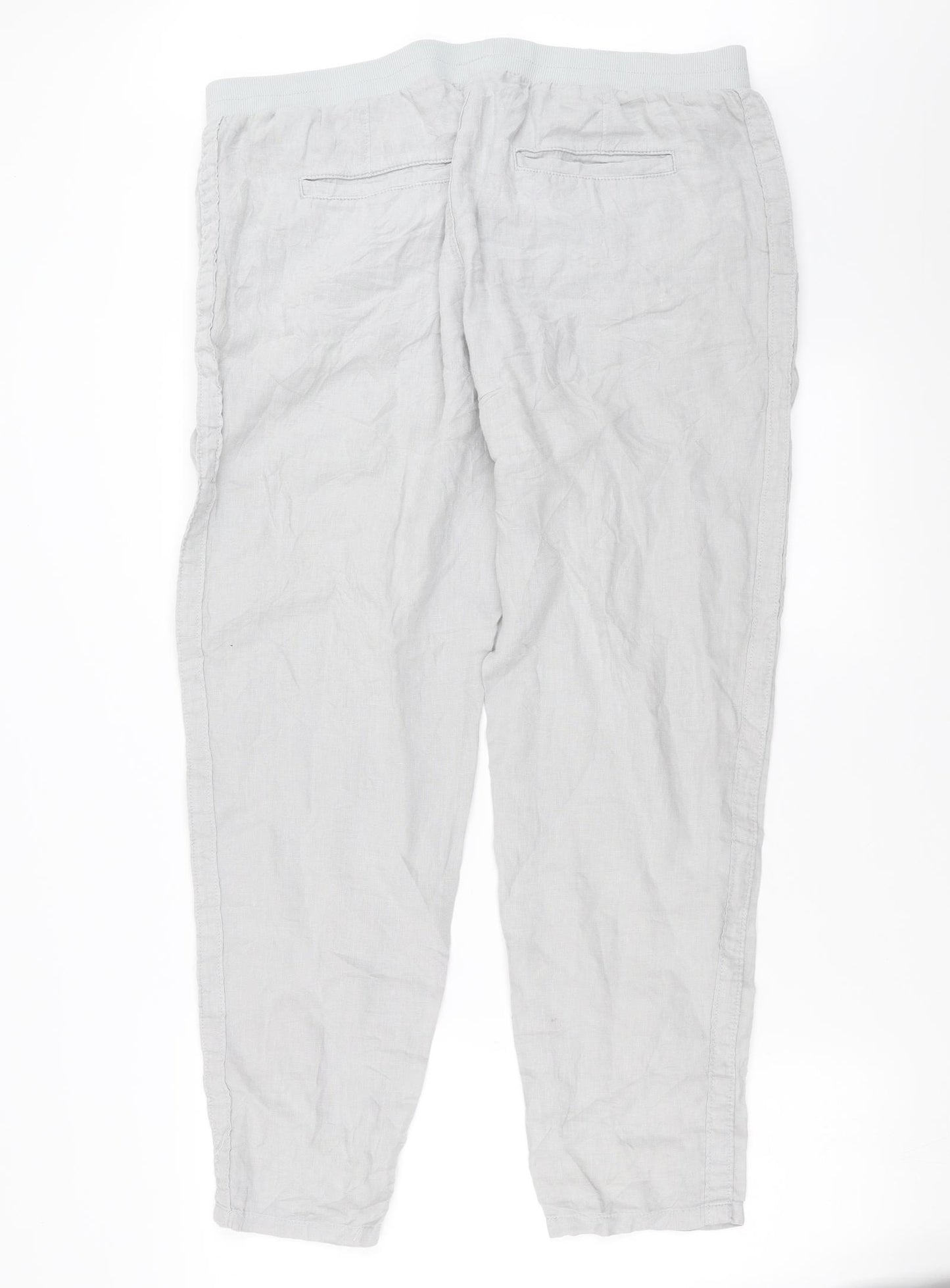 Marks and Spencer Womens Grey   Trousers  Size 18 L30 in
