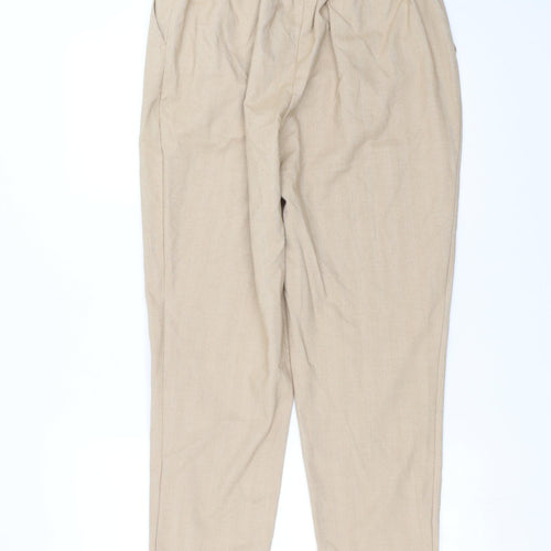 New Look Womens Beige   Trousers  Size 12 L27 in