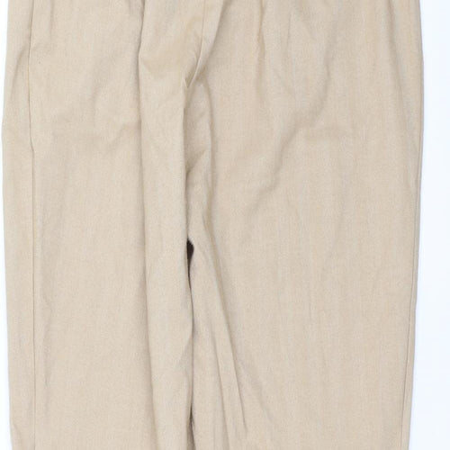 New Look Womens Beige   Trousers  Size 12 L27 in