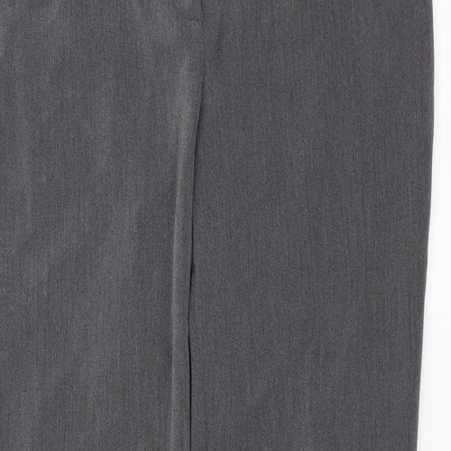 ANNE WEYBURN Womens Grey   Trousers  Size 14 L29 in