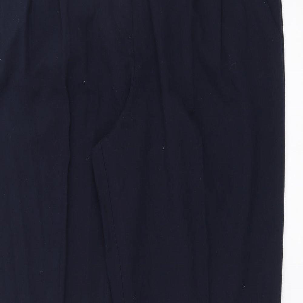 M&Co Womens Blue   Trousers  Size 16 L30 in