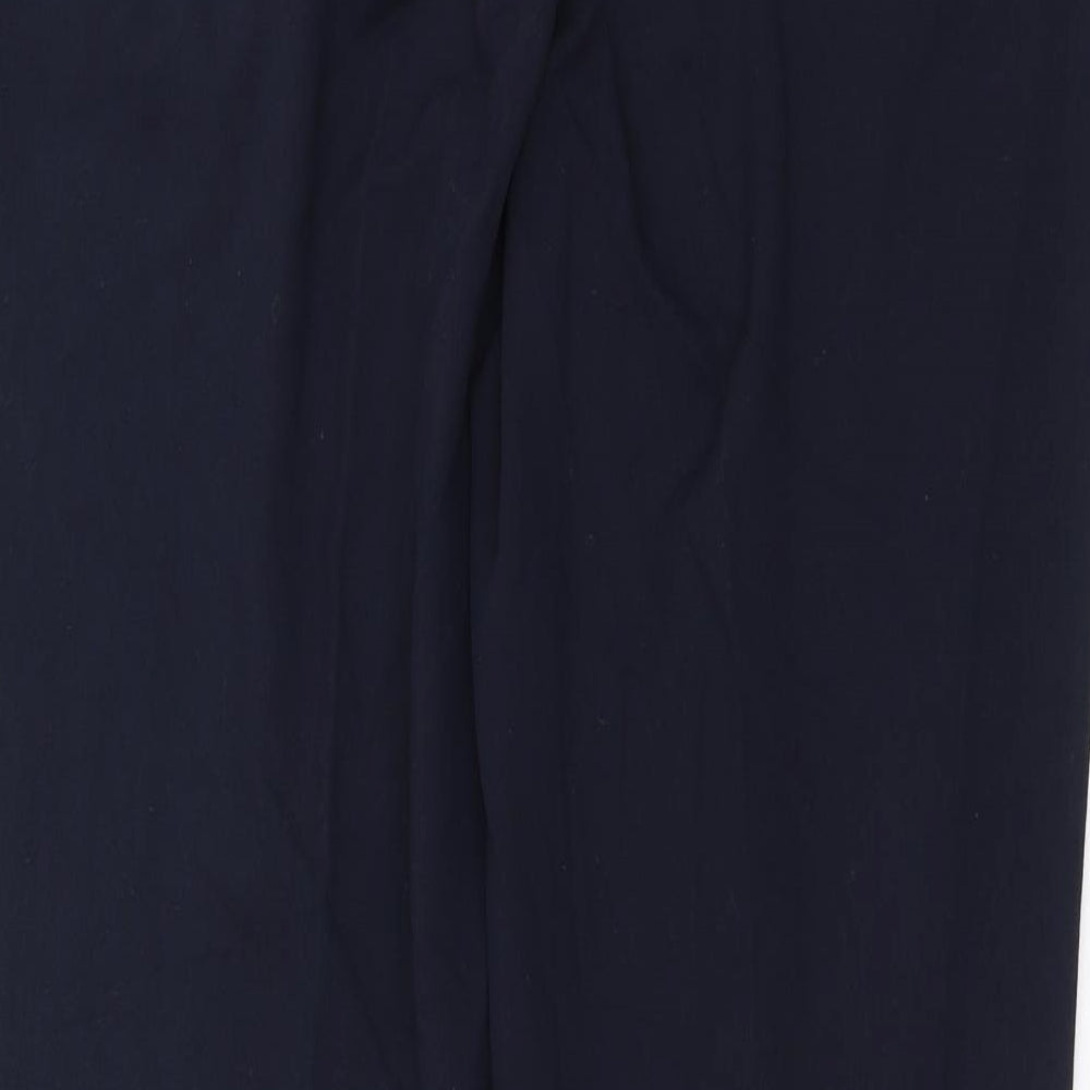 M&Co Womens Blue   Trousers  Size 16 L30 in
