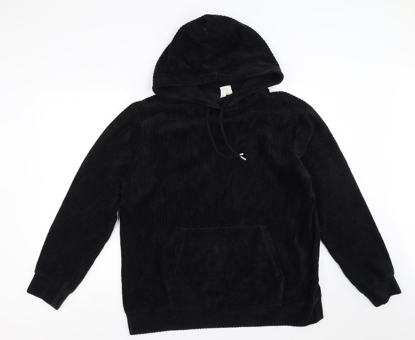 H&M Mens Black   Pullover Hoodie Size L