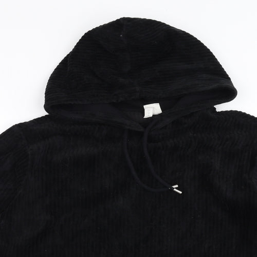 H&M Mens Black   Pullover Hoodie Size L