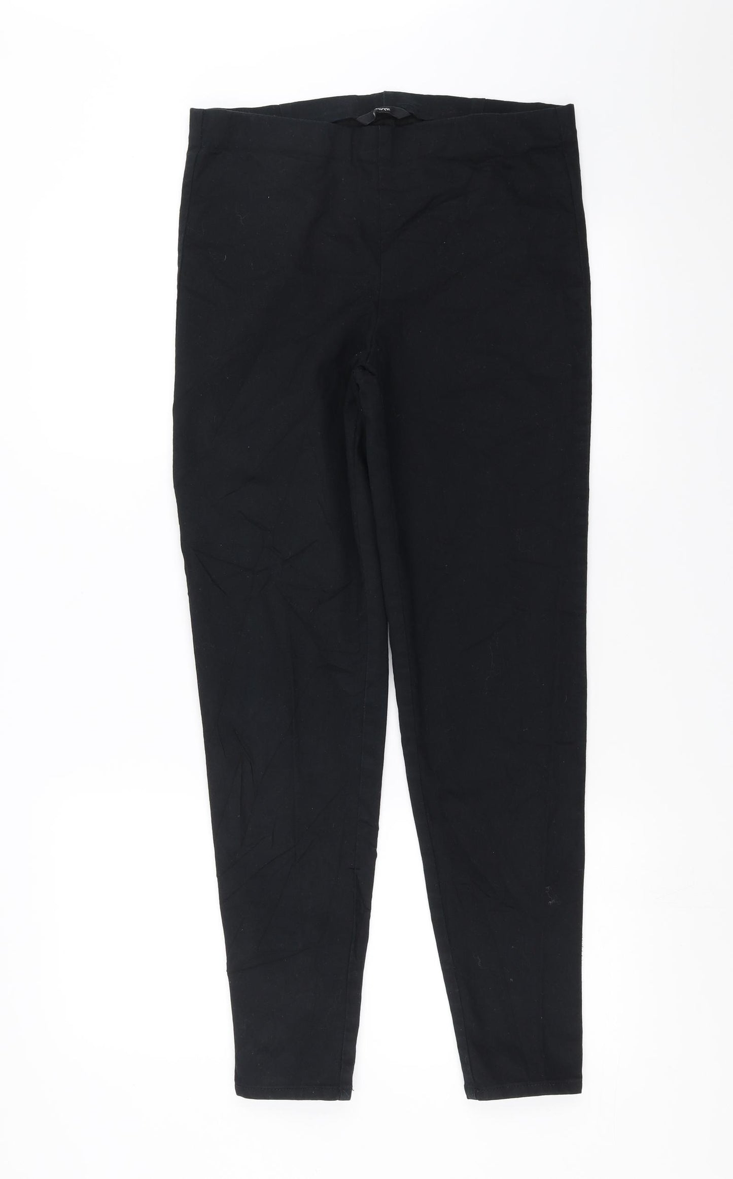 George Womens Black   Trousers  Size 14 L28 in