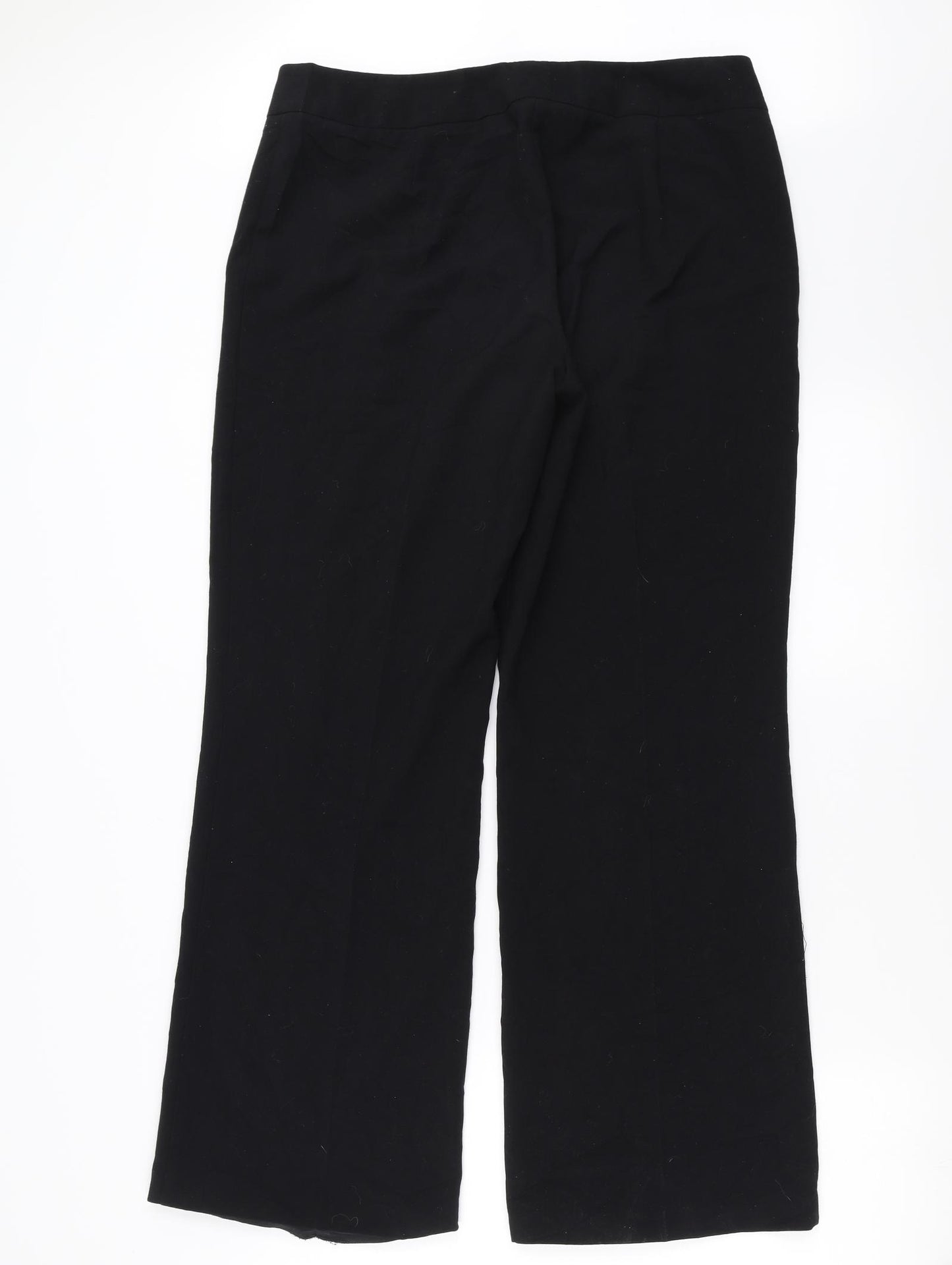 Marks and Spencer Womens Black   Trousers  Size 14 L29 in