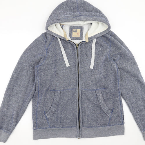 North coast Mens Blue   Full Zip Hoodie Size L
