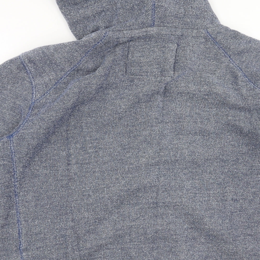 North coast Mens Blue   Full Zip Hoodie Size L