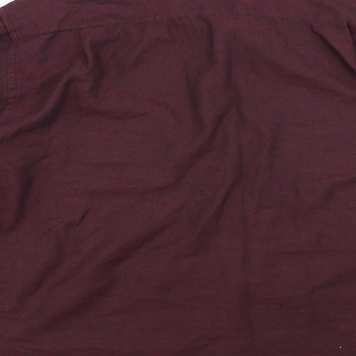Berkertex Mens Purple    Button-Up Size 16.5