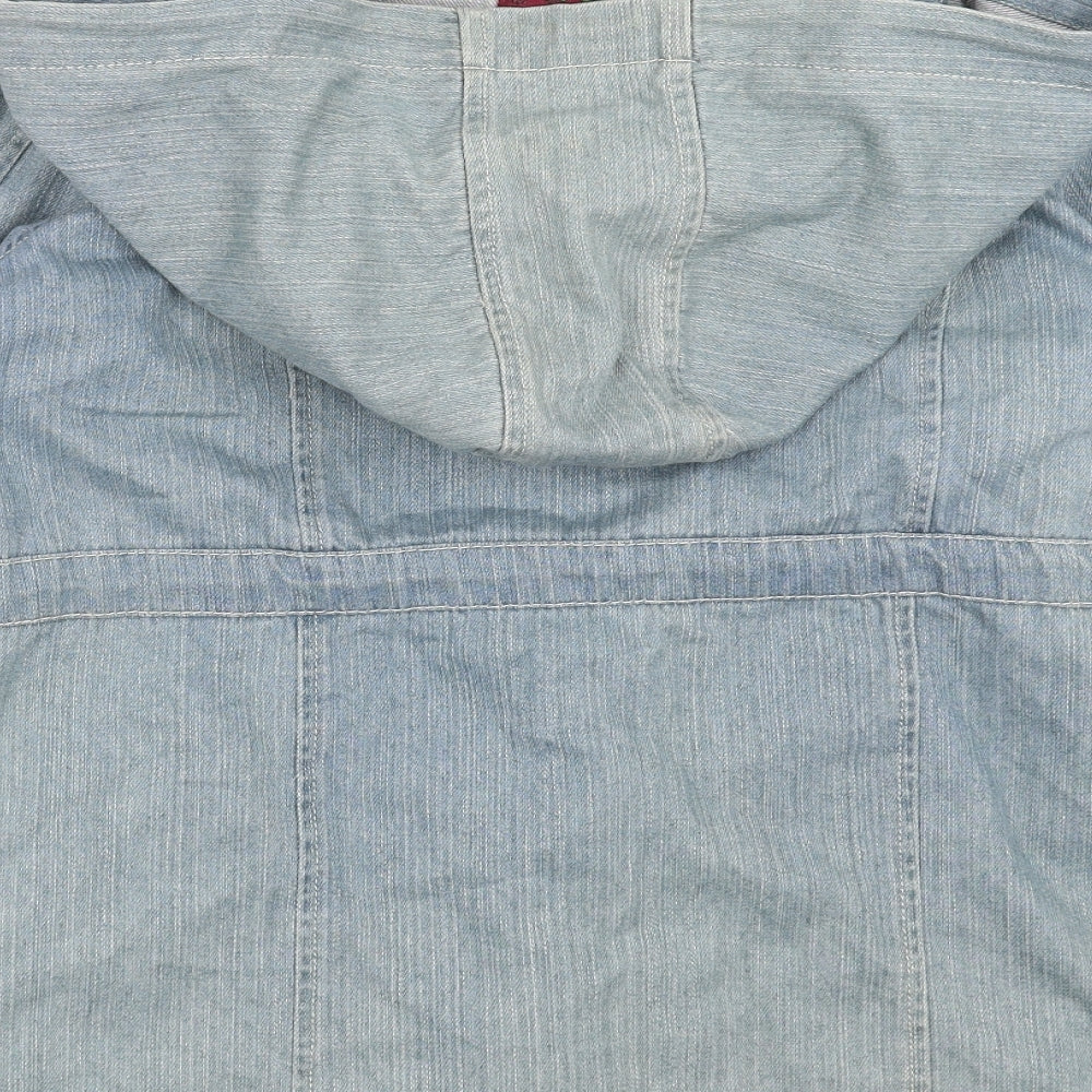 Internationale Womens Blue  Denim Jacket  Size 14