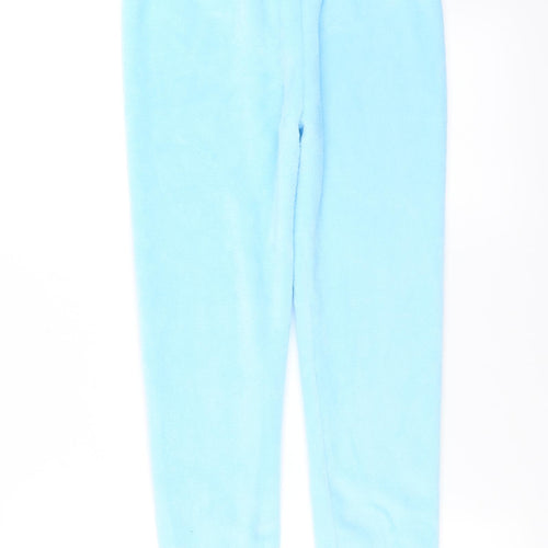 Disney Girls Blue Solid   Pyjama Pants Size 11-12 Years  - flounder