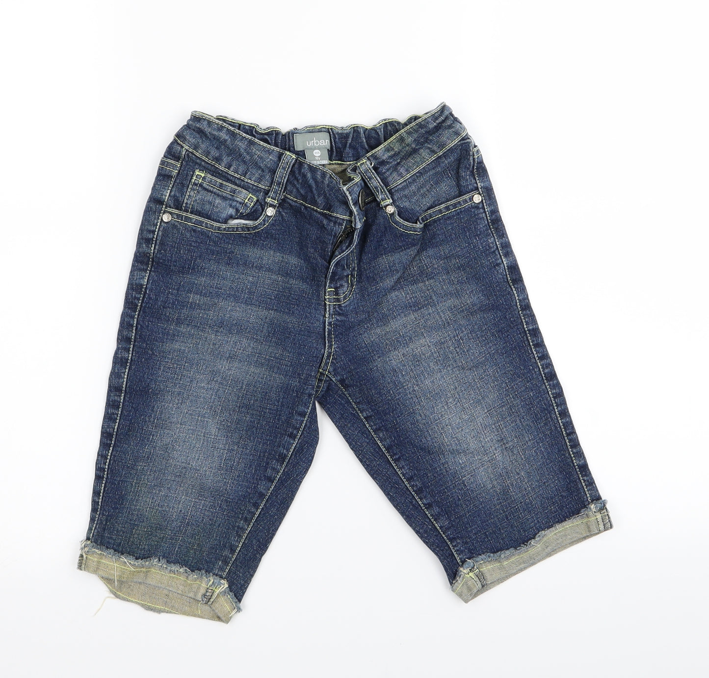 Urban Boys Blue  Denim Cargo Shorts Size 10 Years