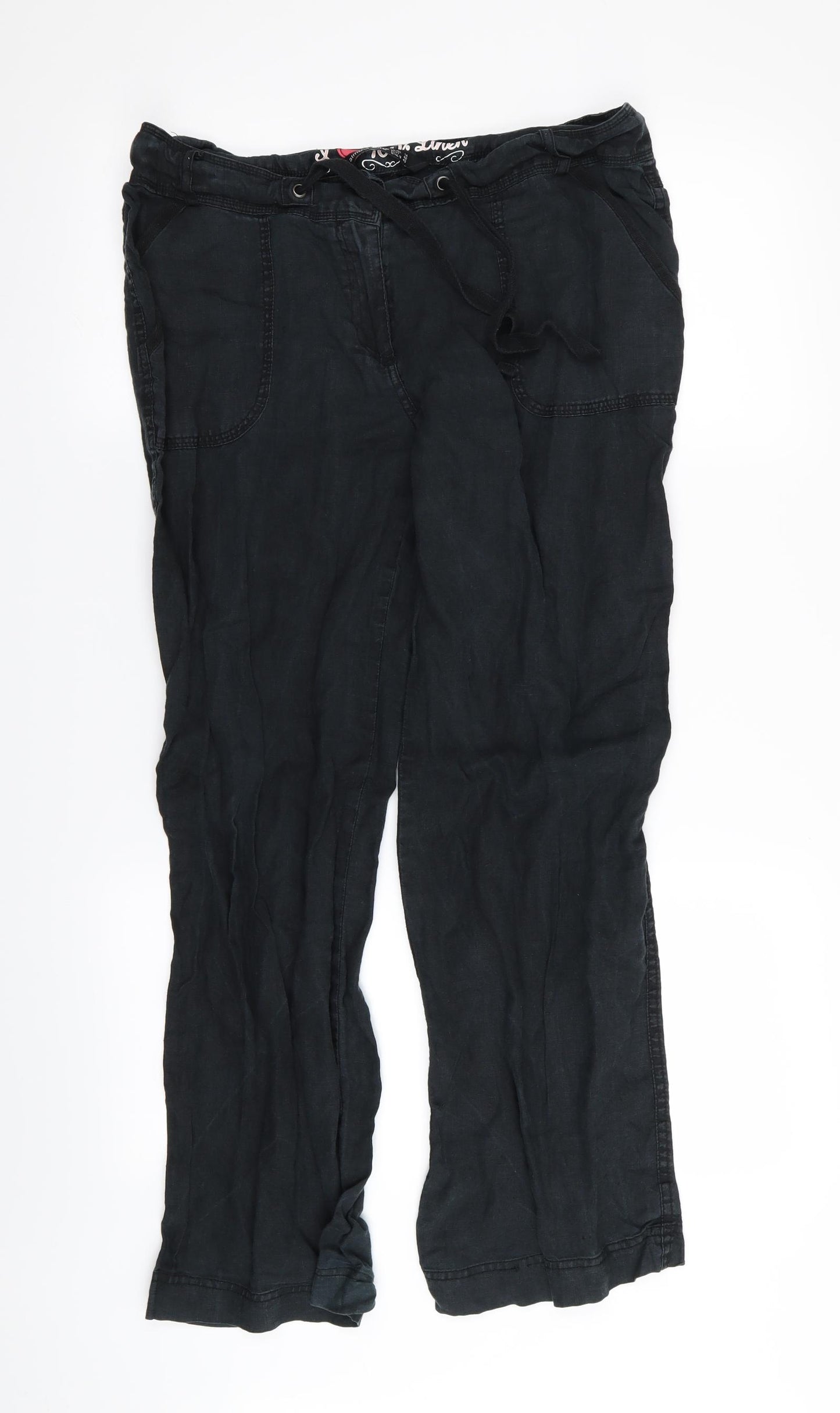 Primark Womens Black   Trousers  Size 14 L28 in