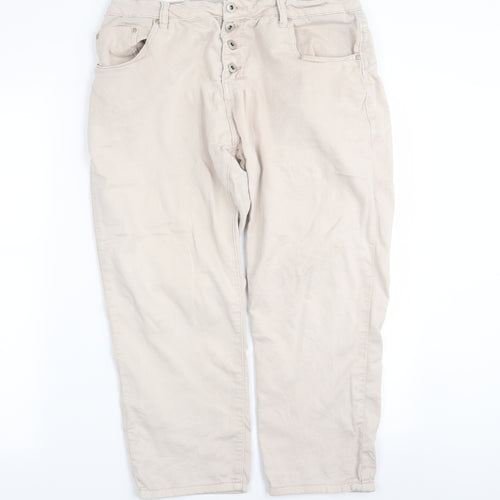 Place de jour Mens Pink   Capri Trousers Size 32 in L22 in