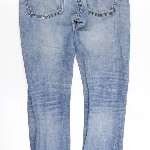 levi Mens Blue   Straight Jeans Size 30 L32 in - RIPPED JEANS