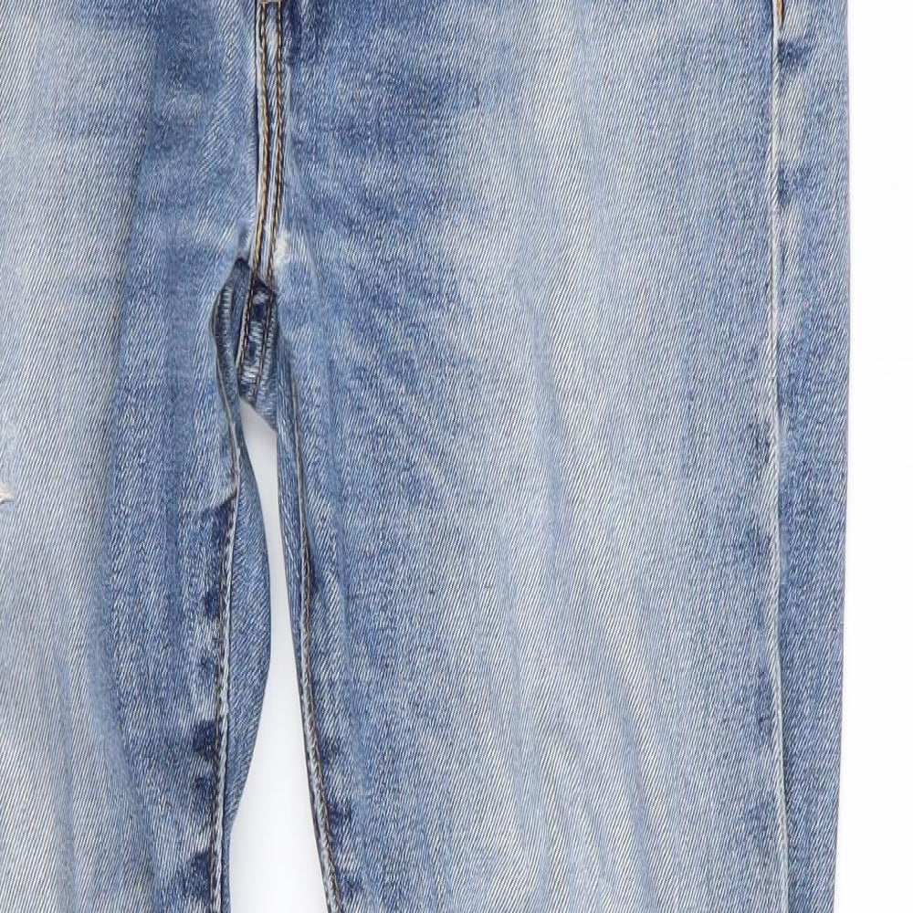 levi Mens Blue   Straight Jeans Size 30 L32 in - RIPPED JEANS