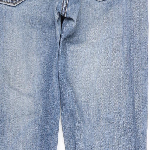 levi Mens Blue   Straight Jeans Size 30 L32 in - RIPPED JEANS
