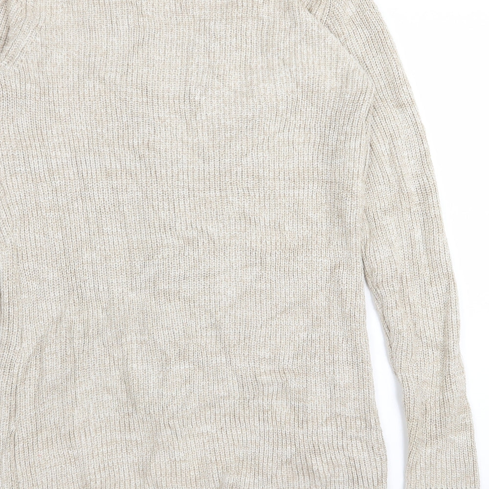 Fat Face Womens Beige   Cardigan Jumper Size 10