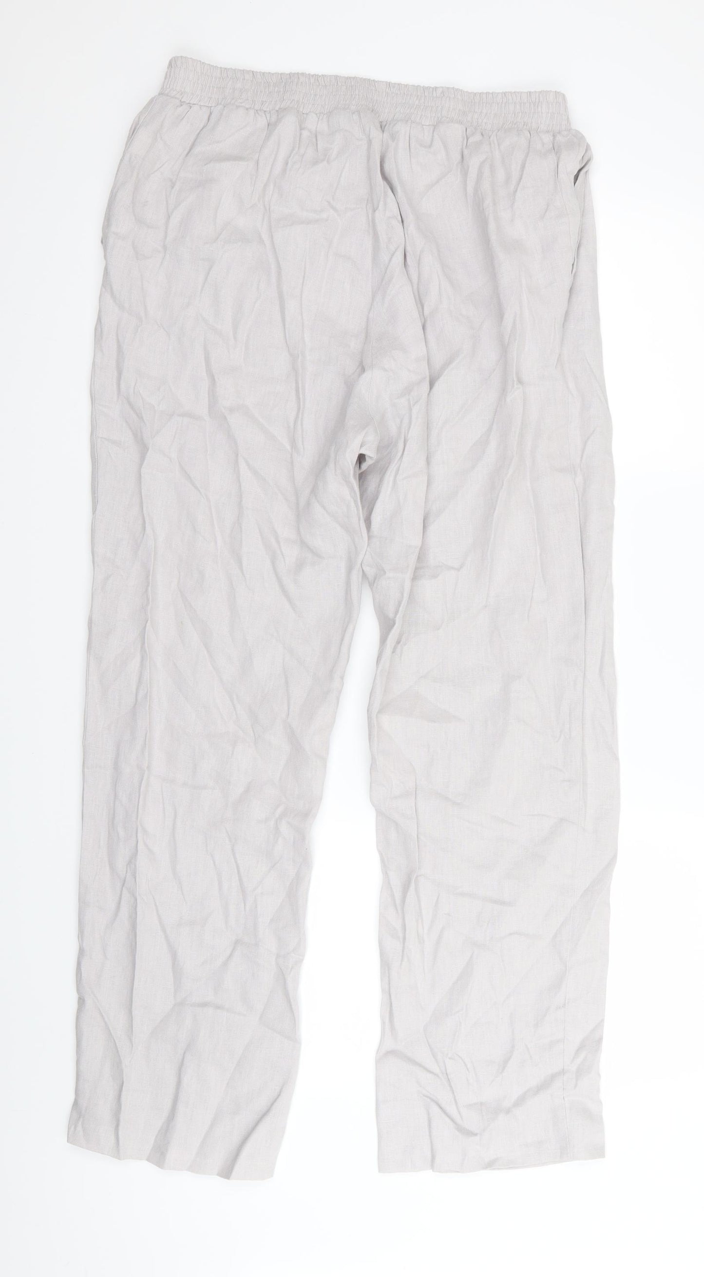 John Lewis Womens Grey   Trousers  Size 12 L30 in