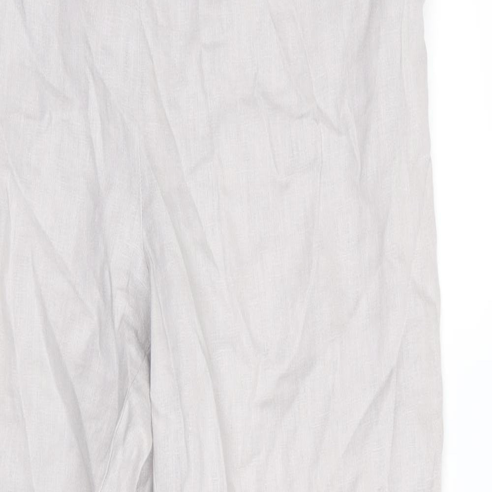 John Lewis Womens Grey   Trousers  Size 12 L30 in