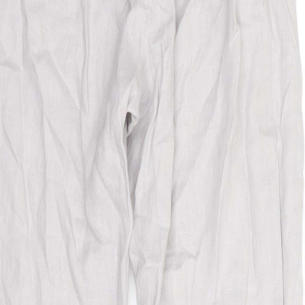 John Lewis Womens Grey   Trousers  Size 12 L30 in