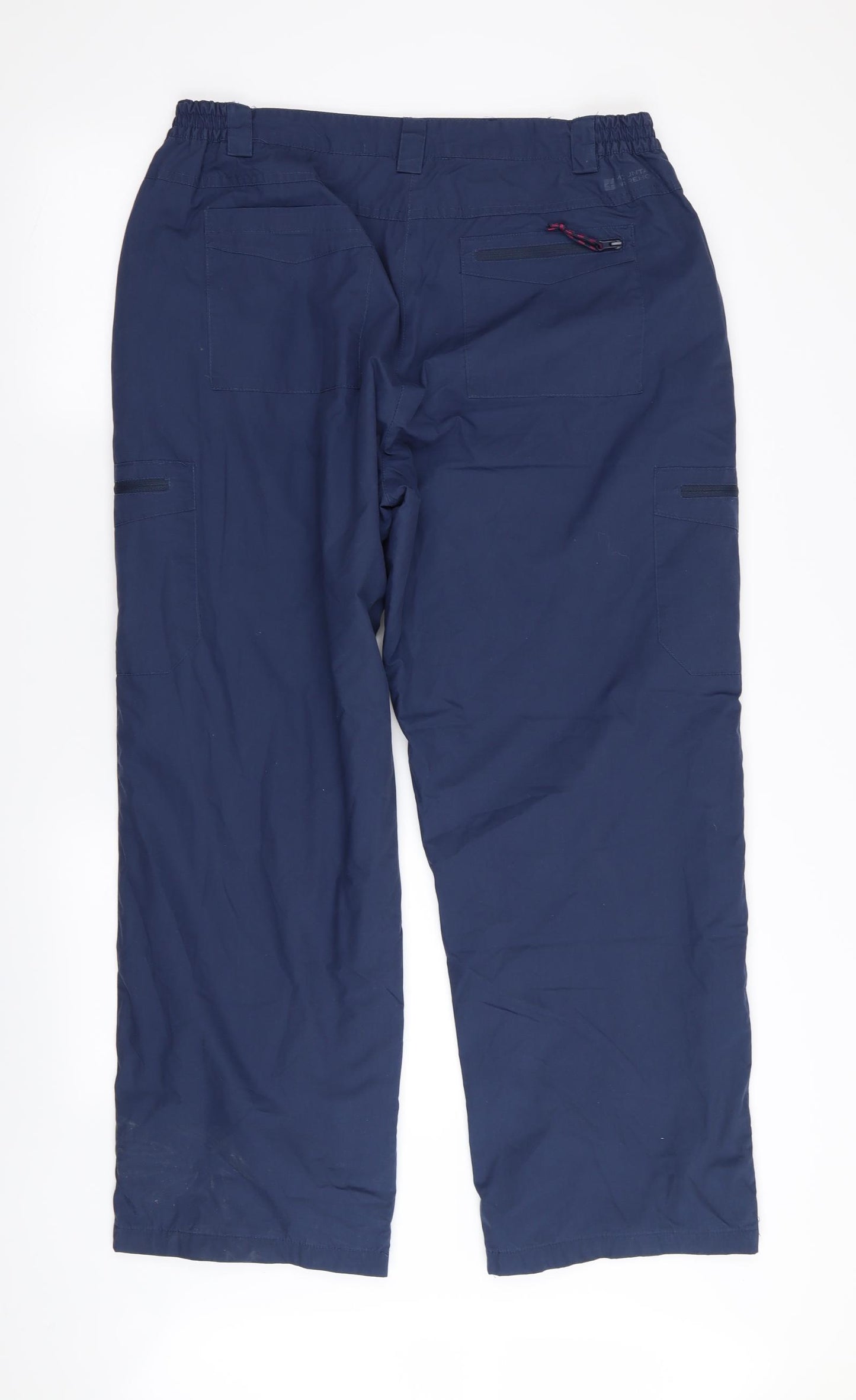Mountain Warehouse Womens Blue   Cargo Trousers Size 14 L29 in