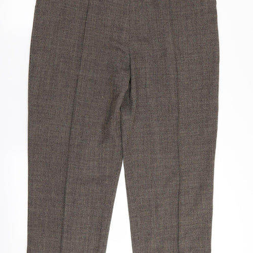M&S Womens Brown   Trousers  Size 18 L29 in