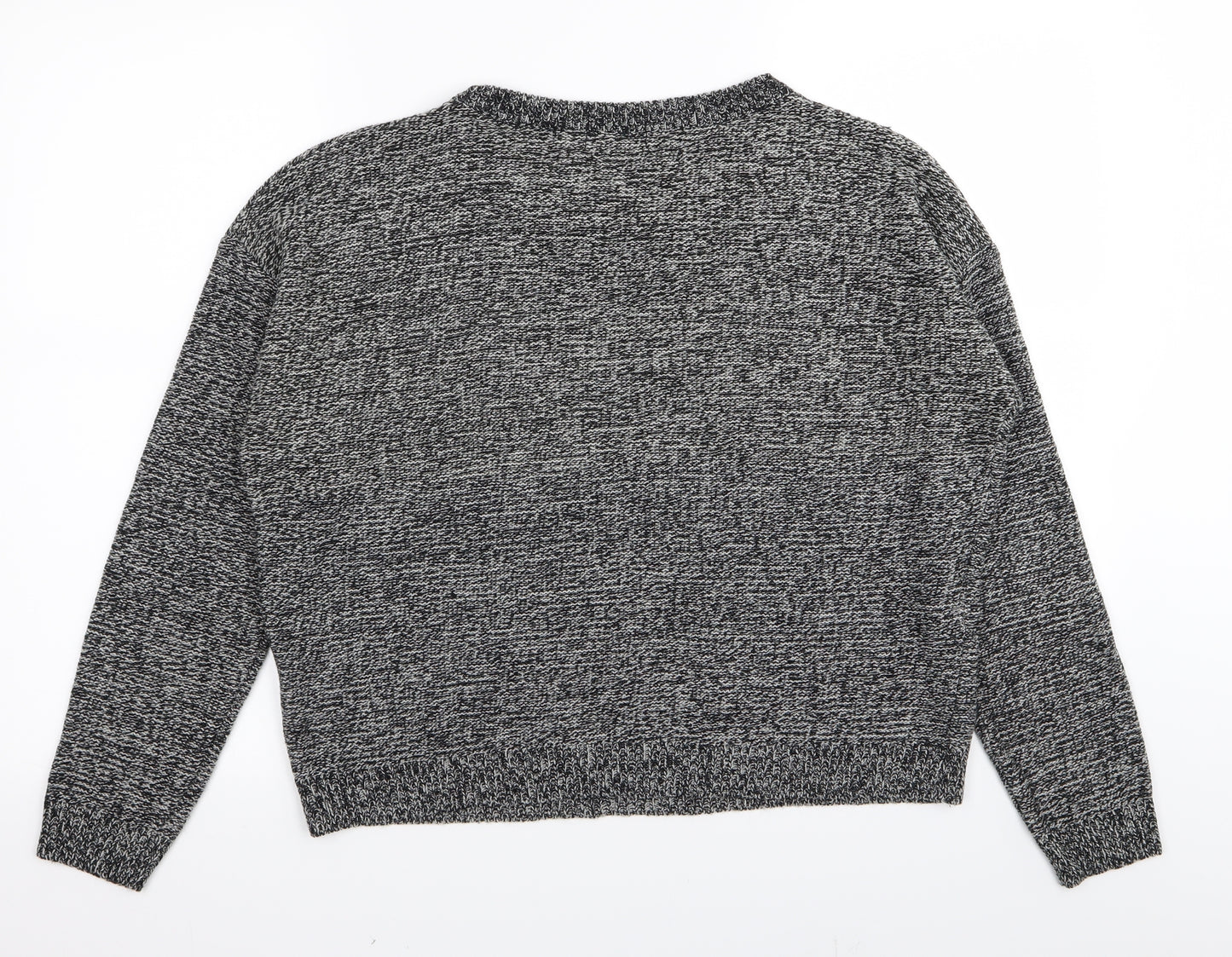 brave sould Womens Black   Pullover Jumper Size M