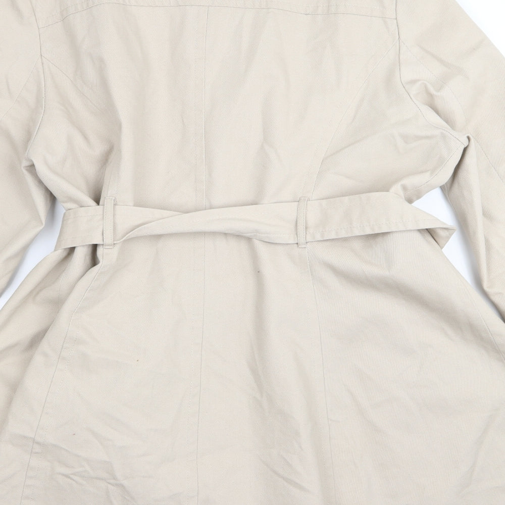 dunnes Womens Beige   Overcoat Coat Size 20
