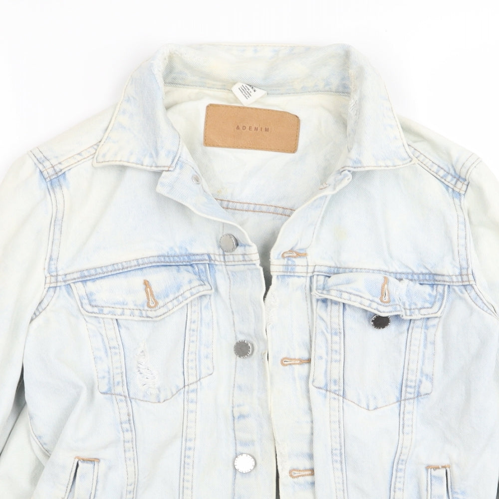 Denim Womens Black   Jacket  Size 8