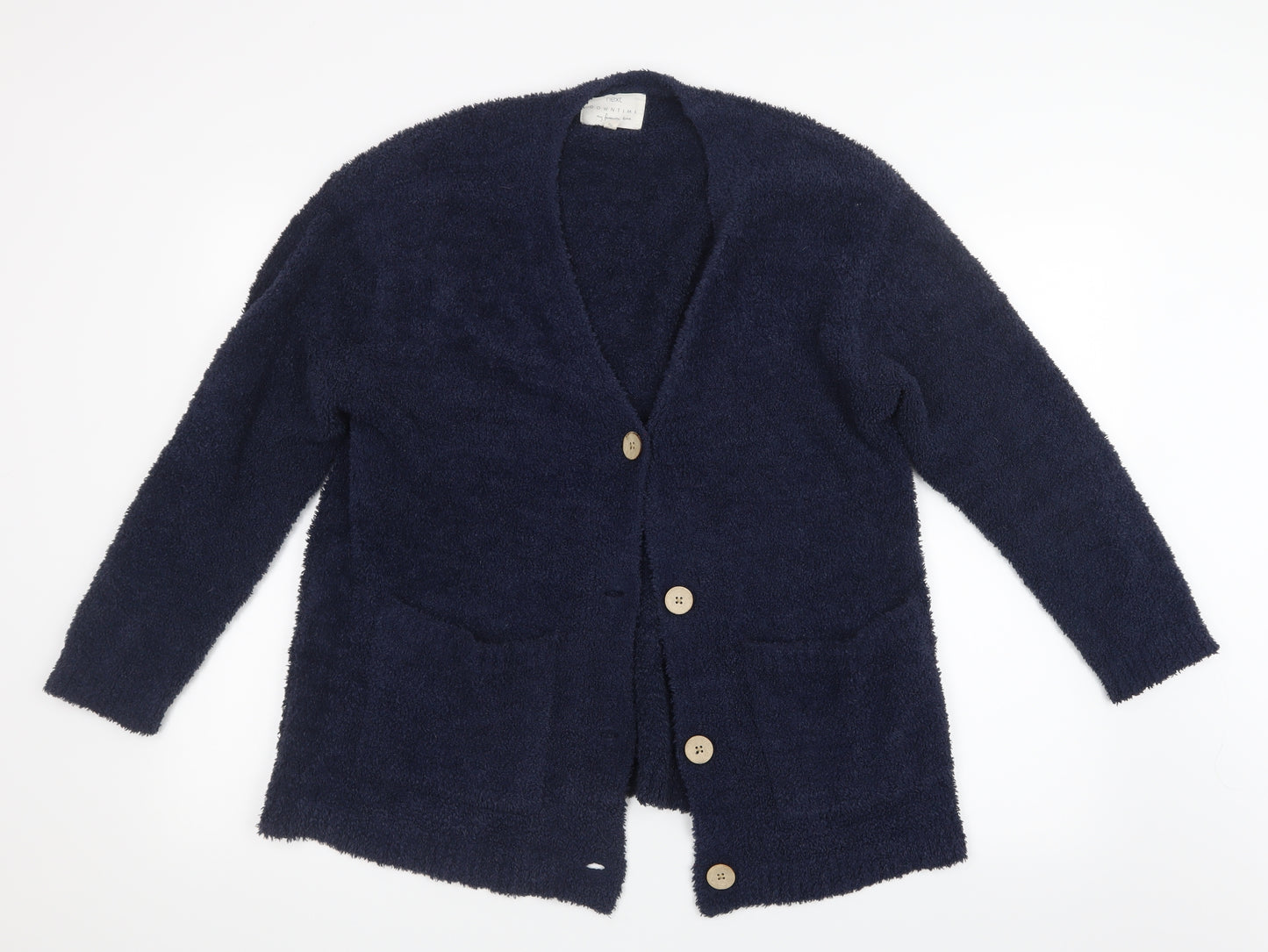 NEXT Womens Blue  Knit Cardigan Jumper Size 12