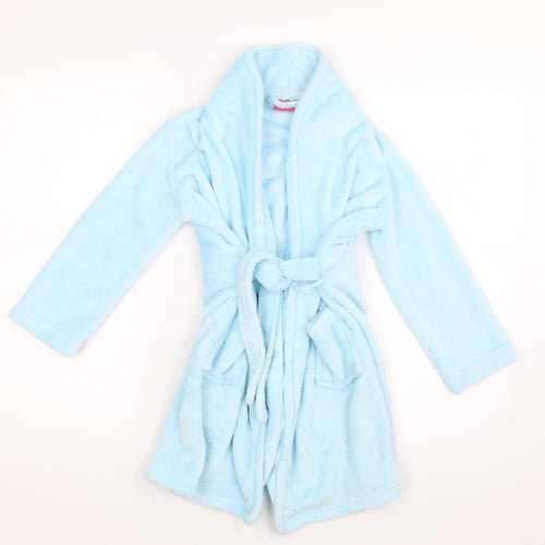 Girls Girls Blue Geometric  Top Gown Size 5-6 Years
