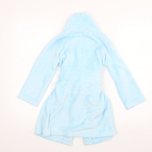 Girls Girls Blue Geometric  Top Gown Size 5-6 Years