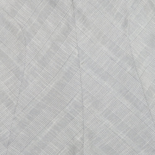 Marks and Spencer Womens Grey Geometric  A-Line Skirt Size 14