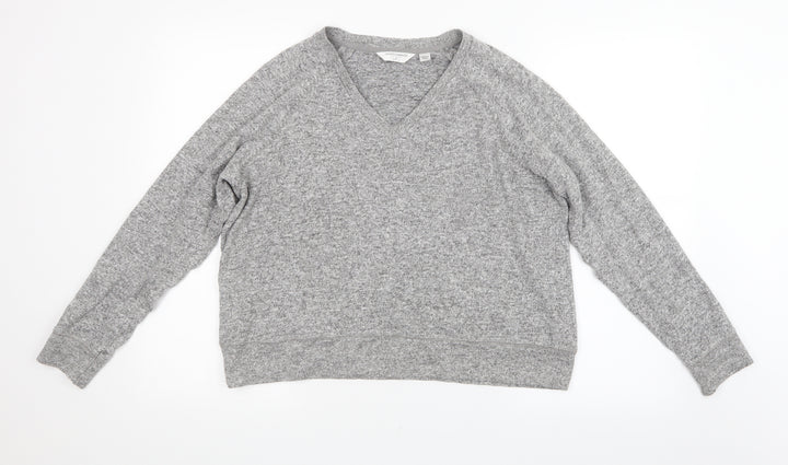 Accessorize Womens Grey Pullover Jumper Size 12
