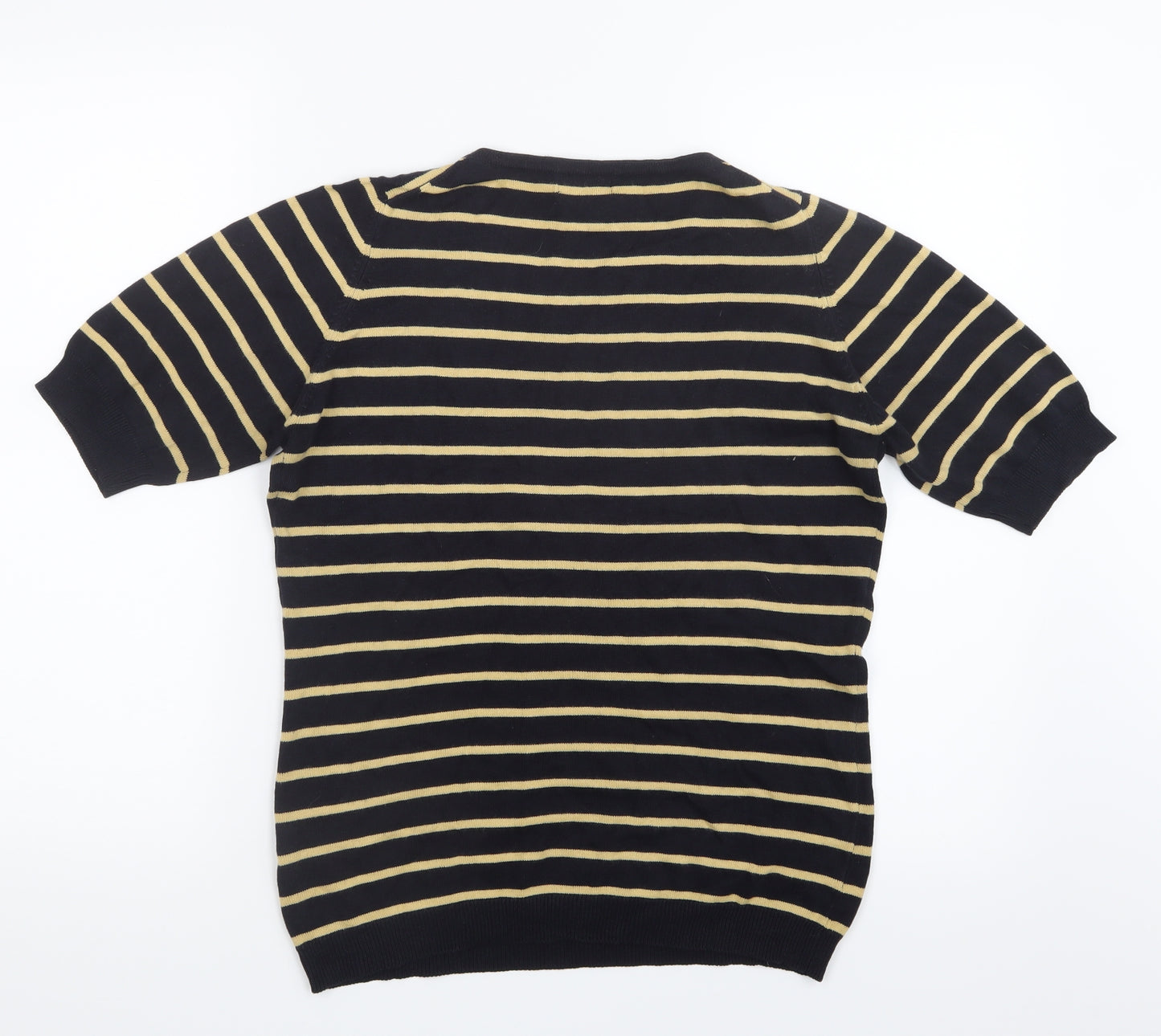 Planet Womens Blue Striped Knit Pullover Jumper Size S
