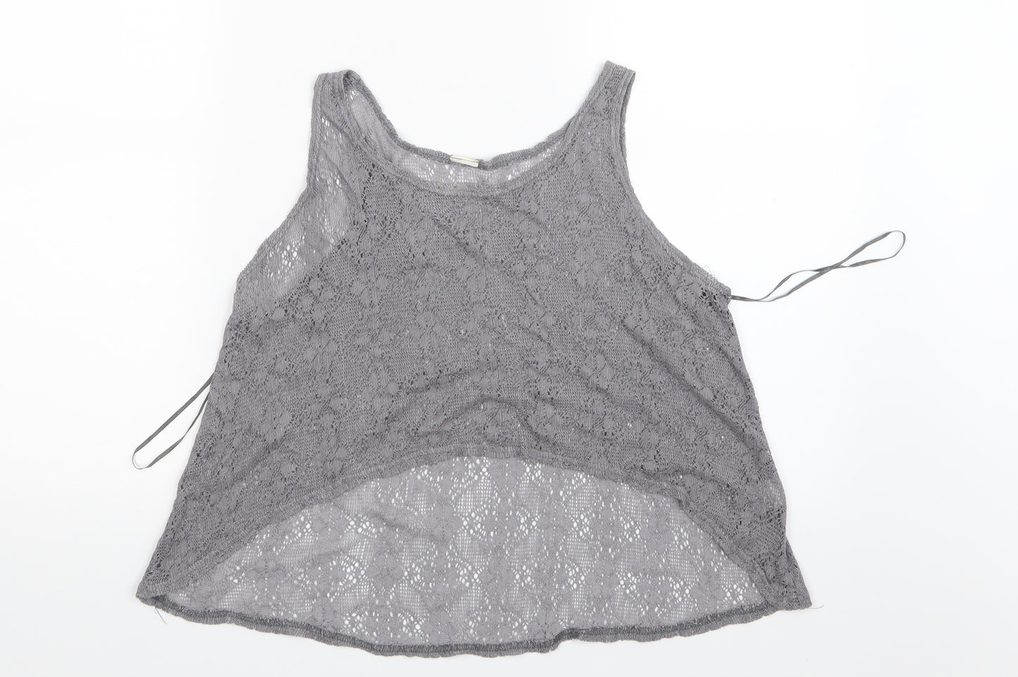Preworn Womens Grey   Cropped T-Shirt Size M