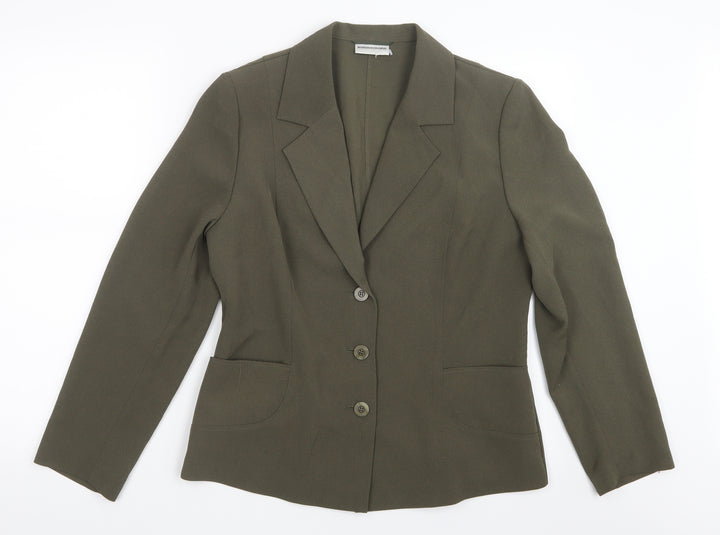 Sommermann Womens Green   Jacket  Size 14