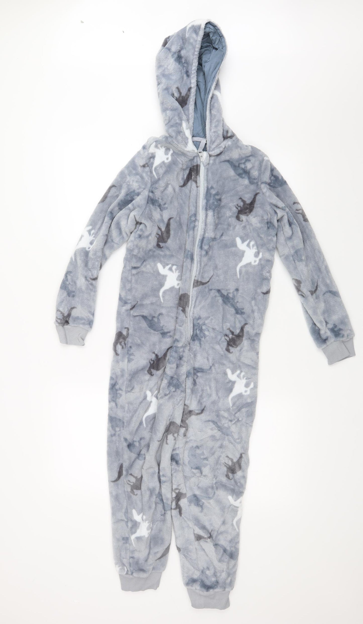 Marks and Spencer Boys Grey Geometric   One Piece Size 9-10 Years  - Dinosaurs