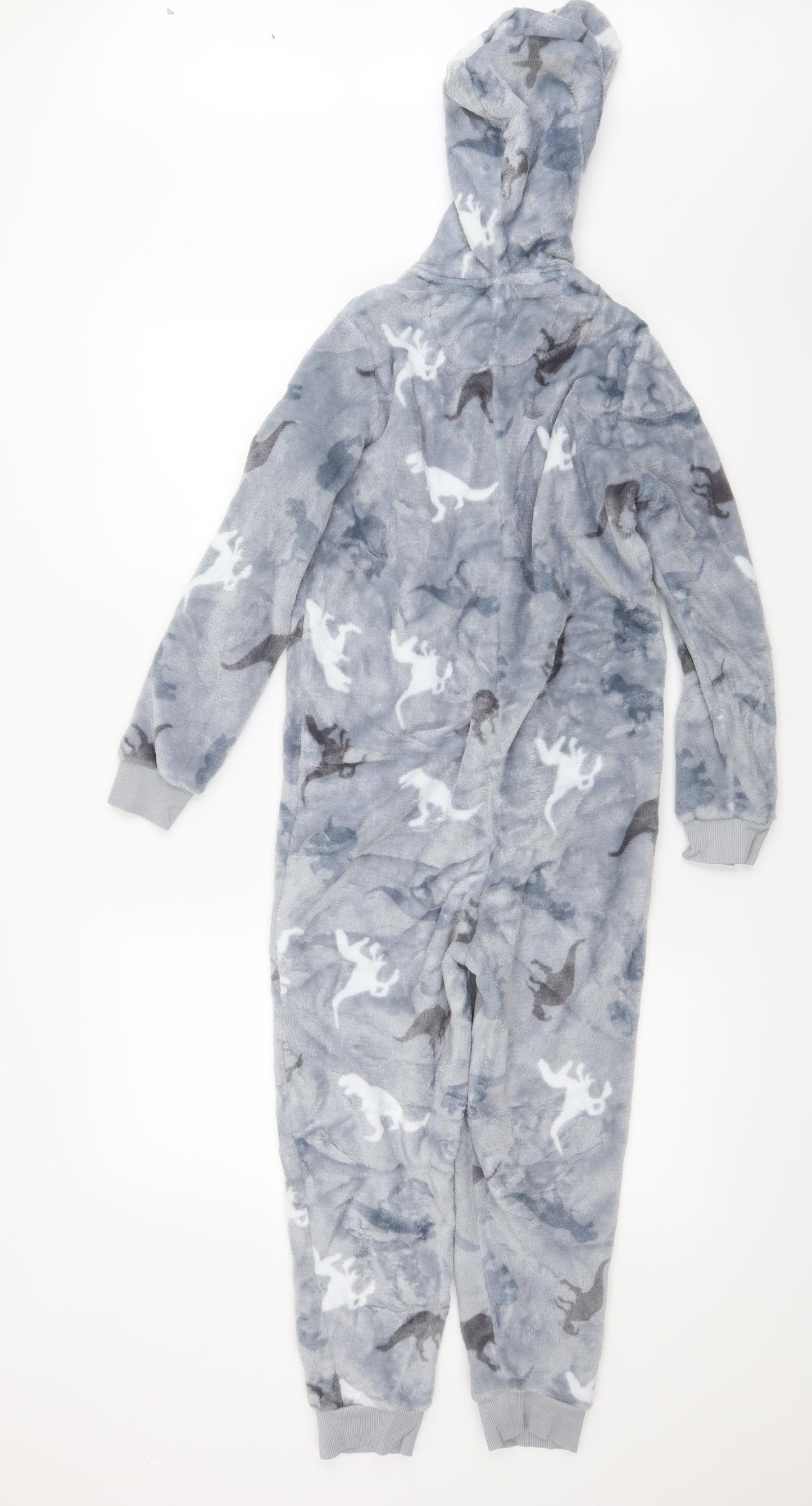 Marks and Spencer Boys Grey Geometric   One Piece Size 9-10 Years  - Dinosaurs