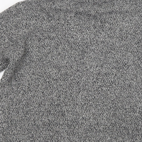 Primark Mens Grey  Knit Cardigan Jumper Size M