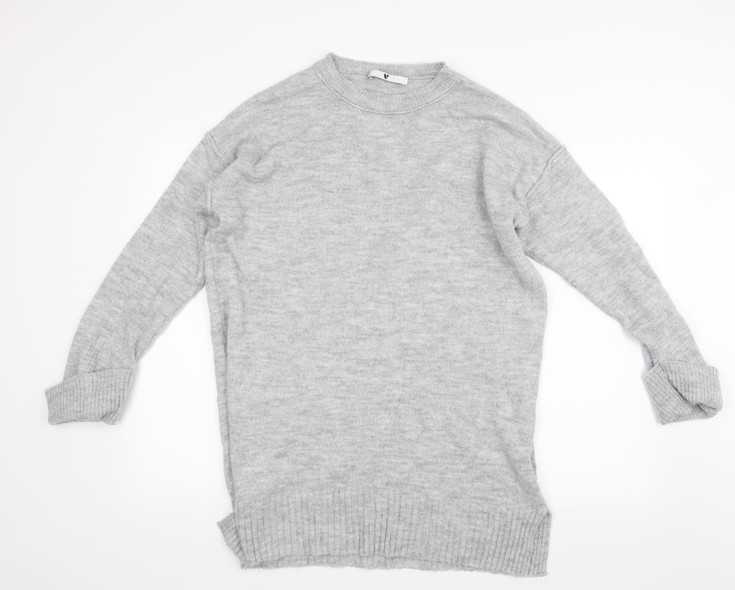 Very Womens Grey  Knit Pullover Jumper Size 16